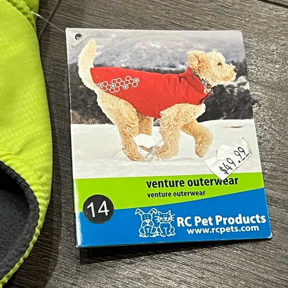 SOLD NWT - RC Pets - Venture Outwear dog raincoat - Picture 3 of 7
